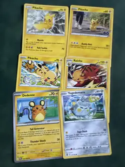 Electric Cuties Pokemon Bundle 6 Cards - Image 1
