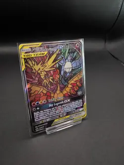 Pokemon TCG Moltres Zapdos & Articuno GX SM210 Black Star Promo NM Condition - Image 2