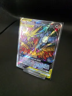 Pokemon TCG Moltres Zapdos & Articuno GX SM210 Black Star Promo NM Condition - Image 3