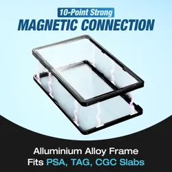 3-Pack PSA Slab Shell Case Graded Card Guard PSA, TAG & CGC Metal Magnetic UV... - Image 5