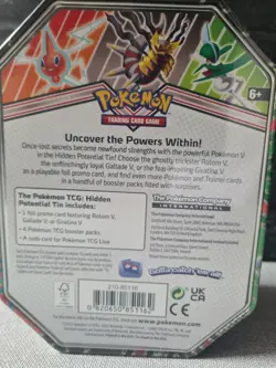 Pokemon TCG: Hidden Potential Tin - Rotom V - New & Sealed - Image 4