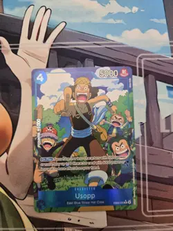 One Piece TCG Usopp (EB02-022) Rare Alternate Art, English/Near Mint - Image 1