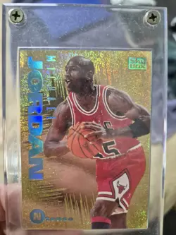 94-95 skybox Michael Jordan N- Tense card with full set of emotion cards as well - Image 1