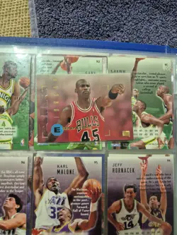 94-95 skybox Michael Jordan N- Tense card with full set of emotion cards as well - Image 3