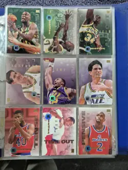 94-95 skybox Michael Jordan N- Tense card with full set of emotion cards as well - Image 5