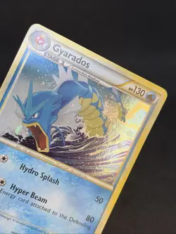 Pokemon TCG Gyarados Holo Rare Card 4/123 HeartGold SoulSilver 2010 VLP/EXC - Image 2
