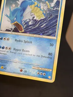 Pokemon TCG Gyarados Holo Rare Card 4/123 HeartGold SoulSilver 2010 VLP/EXC - Image 4