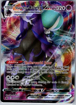 Shadow Rider Calyrex VMAX 075/198 SWSH06: Chilling Reign - Pokemon Card - NM - Image 1