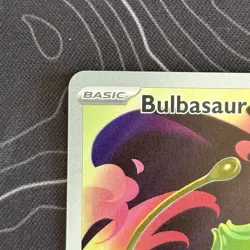 Bulbasaur Mega Evolution Full Art IR Illustration Card 133/132 Rare NM Pokemon - Image 3