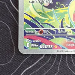 Bulbasaur Mega Evolution Full Art IR Illustration Card 133/132 Rare NM Pokemon - Image 5