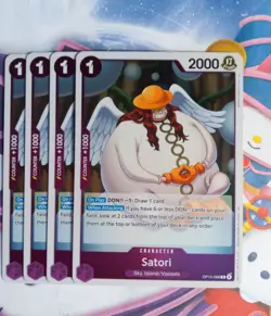 Satori OP15-066 R X4 Playset ONE PIECE Card Game Eng - Image 1