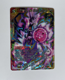 Beerus, No Holds Barred SR FOil NM card BT6-112 Dragon Ball Super ccg card game - Image 2