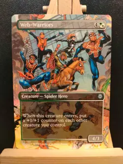 Web-Warriors (Borderless) - Marvel's Spider-Man - Uncommon - NM - MTG - Image 1
