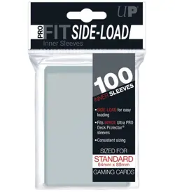 sleeves perfect size pokemon ultra pro side load standard one piece mtg clear - Image 1