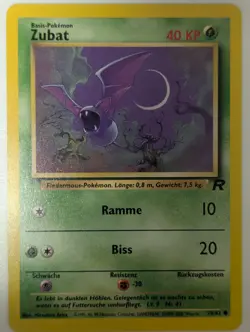 Pokemon Zubat 70/82 DE Common Team Rocket 2000 NM - Image 1