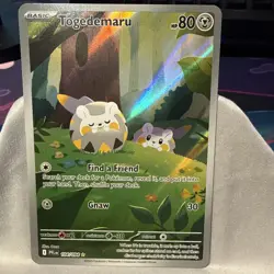 Togedemaru 104/094 Illustration Rare Phantasmal Flames Pokemon Holo Near Mint - Image 1
