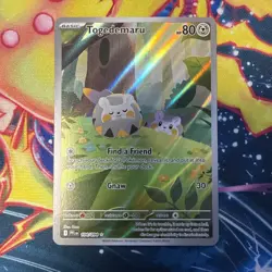 Togedemaru 104/094 Illustration Rare Phantasmal Flames Pokemon Holo Near Mint - Image 3