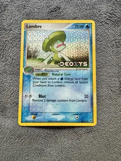 Lombre - 34/107 EX Deoxys 2005 - Stamped Reverse Holo - Pokemon TCG - Image 1