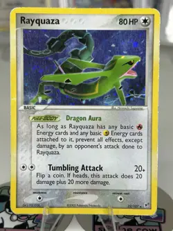 Deck exclusive Rayquaza 22/107 Holo Rare Eng 2005 80 HP - Image 1
