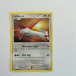 Latias 22/106 Rare Great Encounters Pokemon Damaged - Image 1