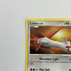 Latias 22/106 Rare Great Encounters Pokemon Damaged - Image 3