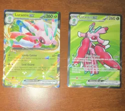 Pokemon Lurantis EX Holo Lot of 2 - 004/096/078 Pitch Black - PSA 10 Contenders - Image 1