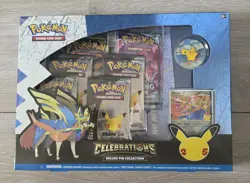 Pokemon Celebrations Zacian Deluxe Pin Box TCG Brand New & Sealed Pokemon - Image 1
