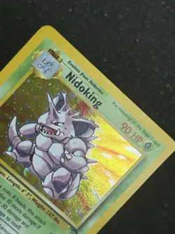 Pokemon Nidoking 11/130 Holo Base Set 2 - Image 4
