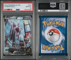 2022 Pokemon Go Indonesia Mewtwo V PSA 10 💎 - Image 3