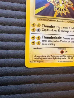 Zapdos 19/110 Holo Legendary Collection Pokemon TCG *MINT* - Image 3
