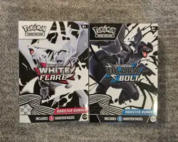 Pokemon Black Bolt & White Flare Booster Bundles SEALED NEW. 1 Of Each - Image 1