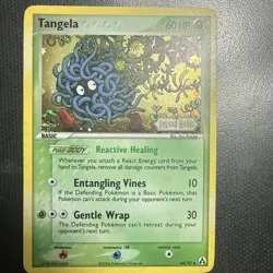 Tangela 44/92 Pokemon Card Legend Maker STAMPED Reverse Holo - LP - Image 1