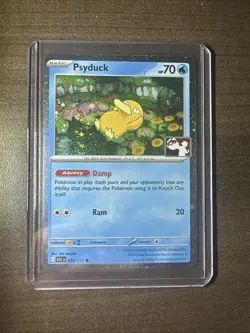 Pokemon TCG Psyduck 039/217 Prize Pack Series 9 Cosmo Holo Pack Fresh - NM - Image 1