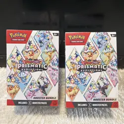 Pokemon Prismatic Evolutions Booster Bundle 6 Packs, X2 Bundles, Sealed - Image 1