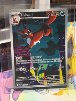 Thievul 092/084 Pokemon TCG: Pitch Black Near Mint (NM) Illustration Rare (MINT) - Image 5