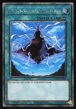 Dimensional Fissure - RA03-EN163 - Platinum Secret Rare - Yugioh - Image 1