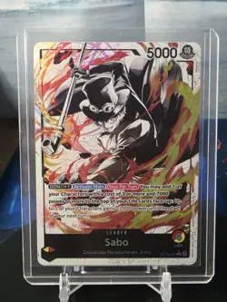 Sabo (001) (Parallel) ST13-001 Ultra Deck: The Three Brothers One Piece Foil NM - Image 1