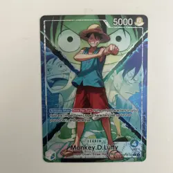 Bandai One Piece Card Game Monkey D. Luffy Leader OP16-022 ALT ART - Image 1