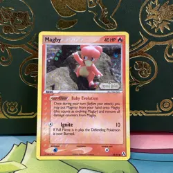 Magby 58/92 Common Legend Maker Pokemon Reverse Holo MP - Image 1