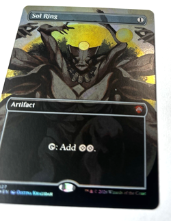 Sol Ring Foil Borderless MTG Secrets of Strixhaven Codex SOC 0427 Light Play - Image 3