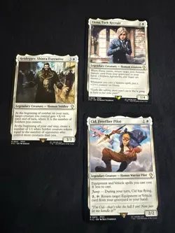 MTG Final Fantasy VII White Rare 3 Card Lot Elena Cid Heidegger FIC NM - Image 1