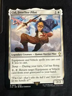 MTG Final Fantasy VII White Rare 3 Card Lot Elena Cid Heidegger FIC NM - Image 2