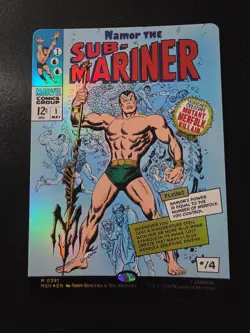 Namor The Sub-Mariner 0391 MtG Marvel Superheroes MSH Mythic Foil Comic - Image 1