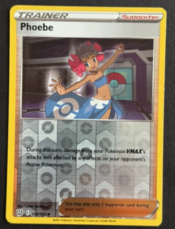 Pokemon TCG Phoebe Sword & Shield - Battle Styles 130/163 Reverse Holo Uncommon - Image 1