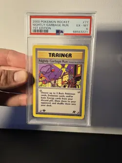 PSA 6 2000 Pokemon Team Rocket Nightly Garbage Run 77/82 1st Edition - Image 1