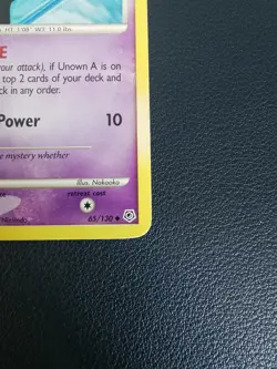 Pokemon Card Unown A 65/130 Diamond & Pearl Base Set Uncommon - Image 5