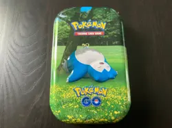 Pokemon GO Mini Tin with Art Card - Snorlax and Meltan (NO Coin or Packs) - Image 1