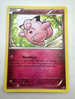 Pokemon Card Clefairy Furious Fists Common 70/111 Near Mint - Image 1
