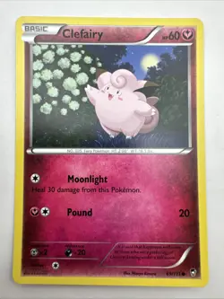 Pokemon TCG - Clefairy - 69/111 - Furious Fists Card - Image 1