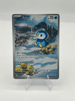 Piplup 098/094 Illustration Rare Phantasmal Flames Pokemon Holo Near Mint - Image 1